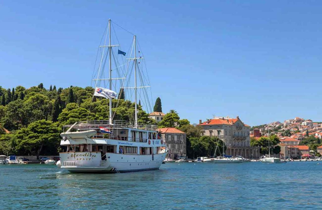 Navegación en las Islas Dálmatas