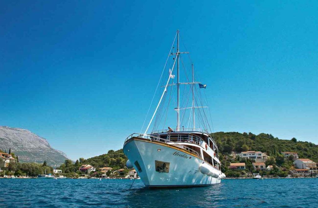 Navegación en las Islas Dálmatas crucero