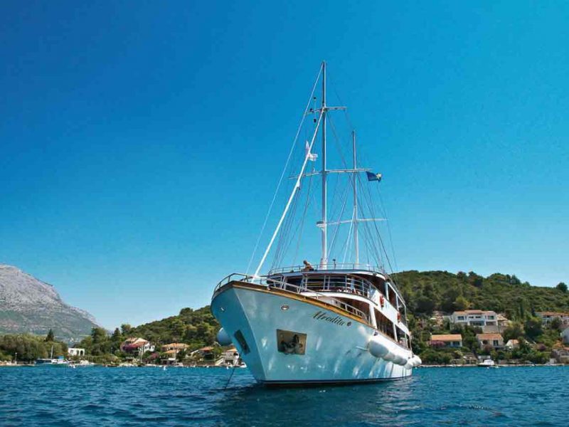 Navegación en las Islas Dálmatas crucero